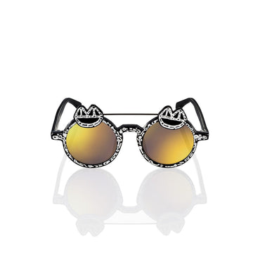 Unisex Frog King Limited Edition Sunglasses - Black