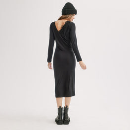 Titika Jade Cut-Out Dress - Black