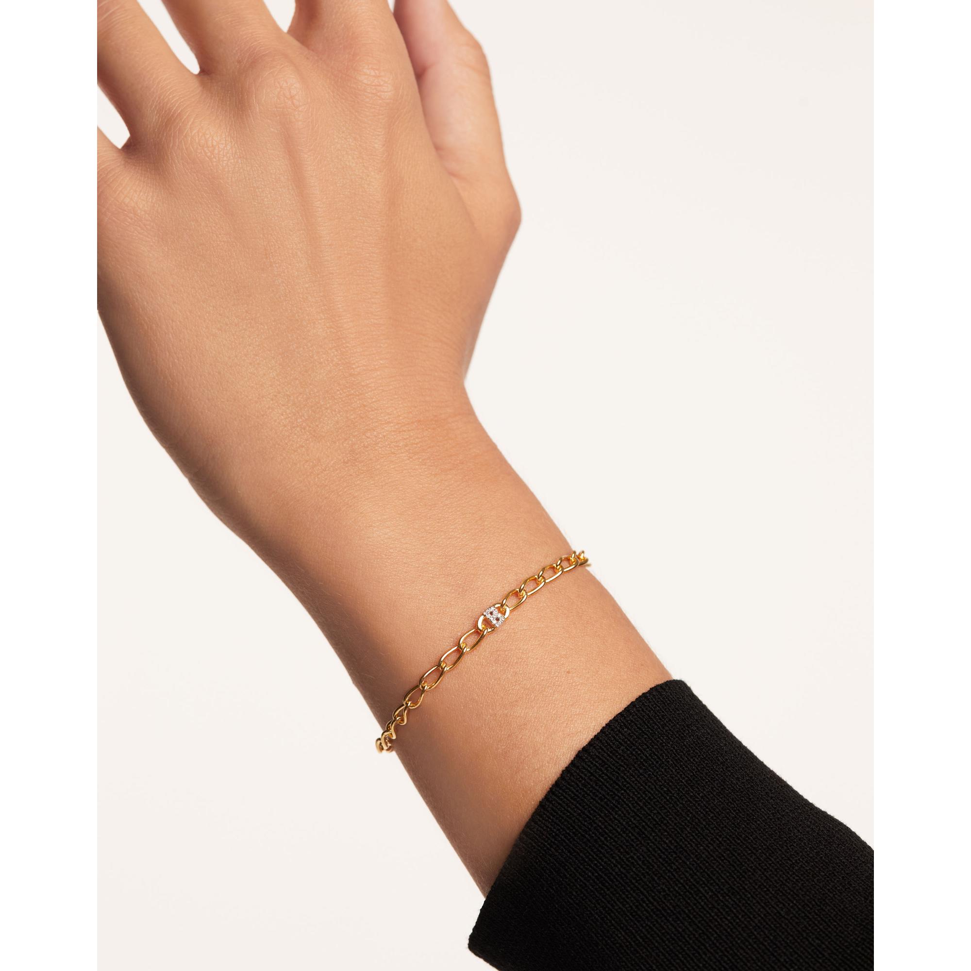 Letter B Chain Bracelet