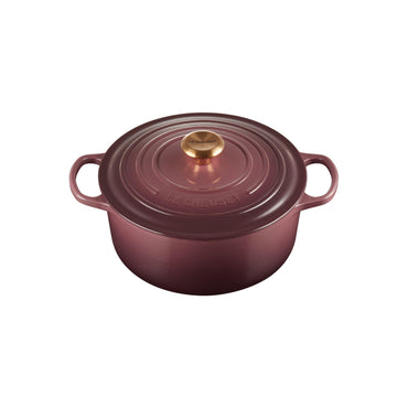 SIG Round Oven Gold Knob 20cm - Fig