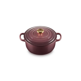 SIG Round Oven Gold Knob 18cm - Fig