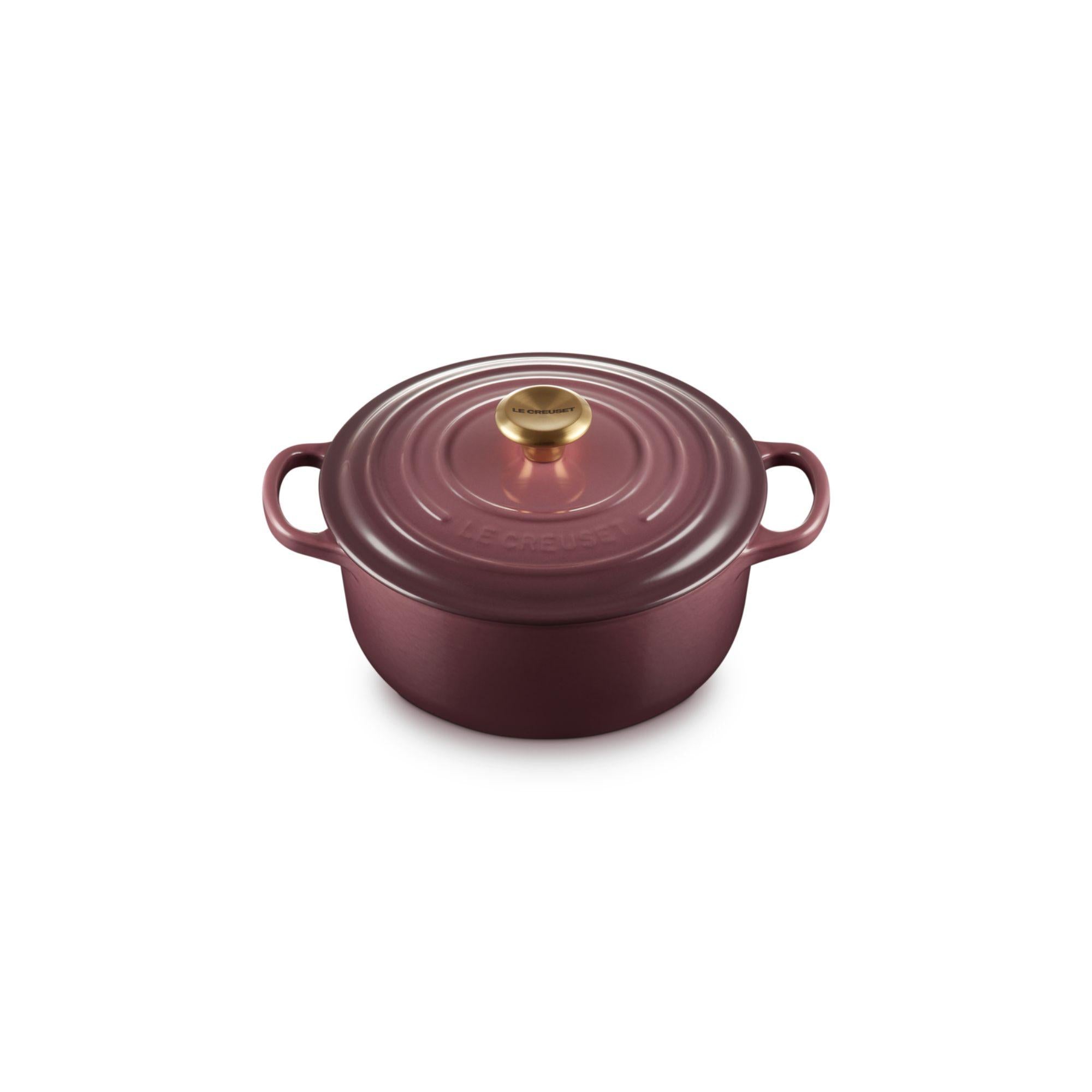 SIG Round Oven Gold Knob 22cm - Fig