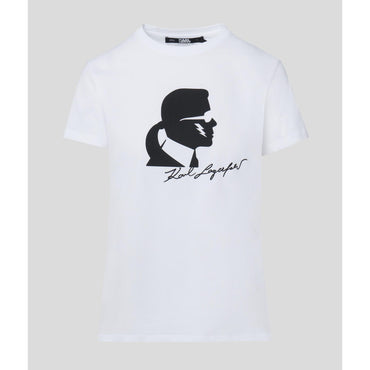 Karl Head T-Shirt - White