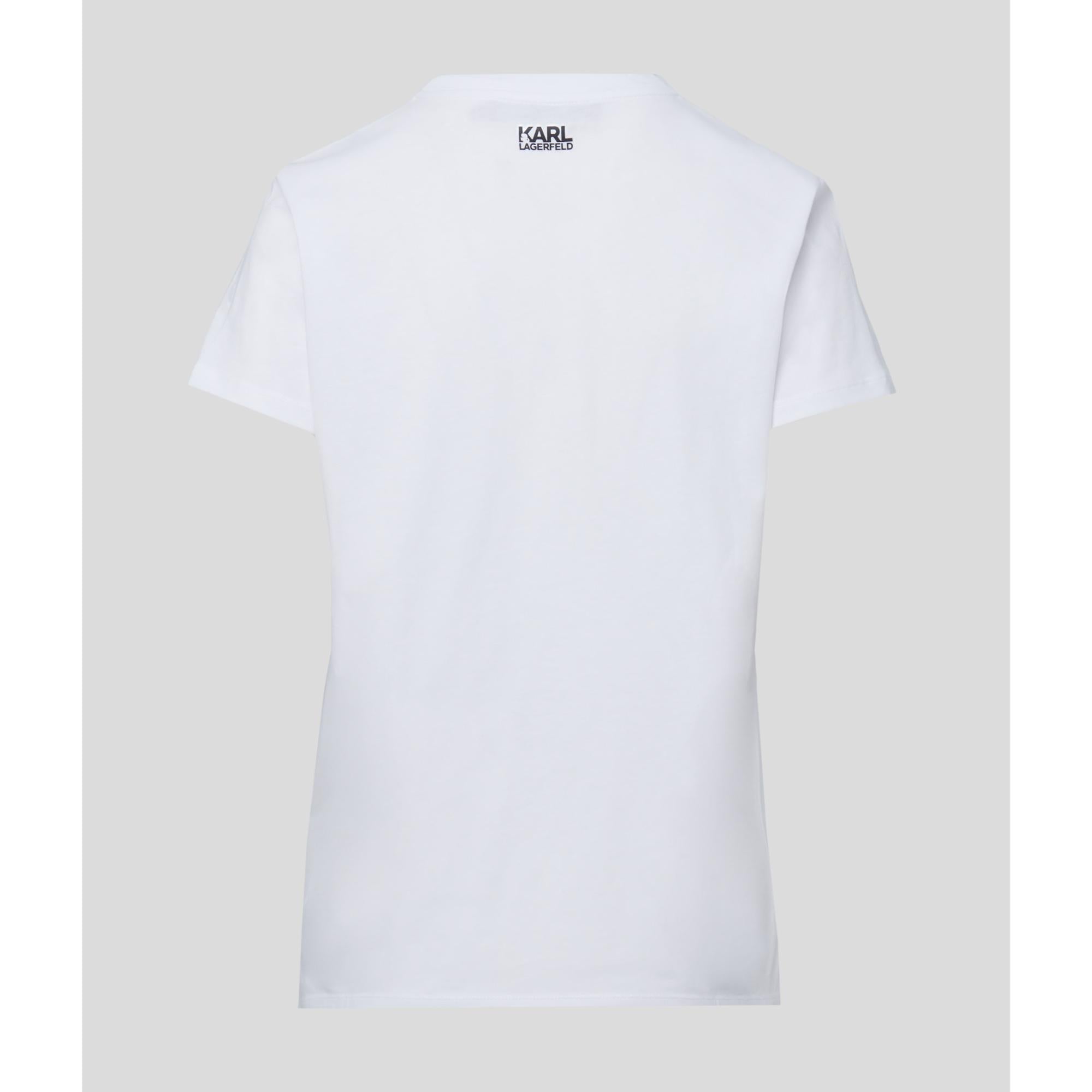Karl Head T-Shirt - White