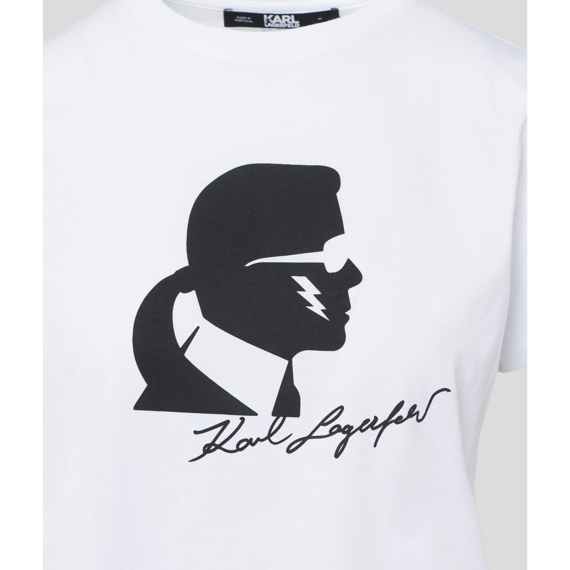 Karl Head T-Shirt - White
