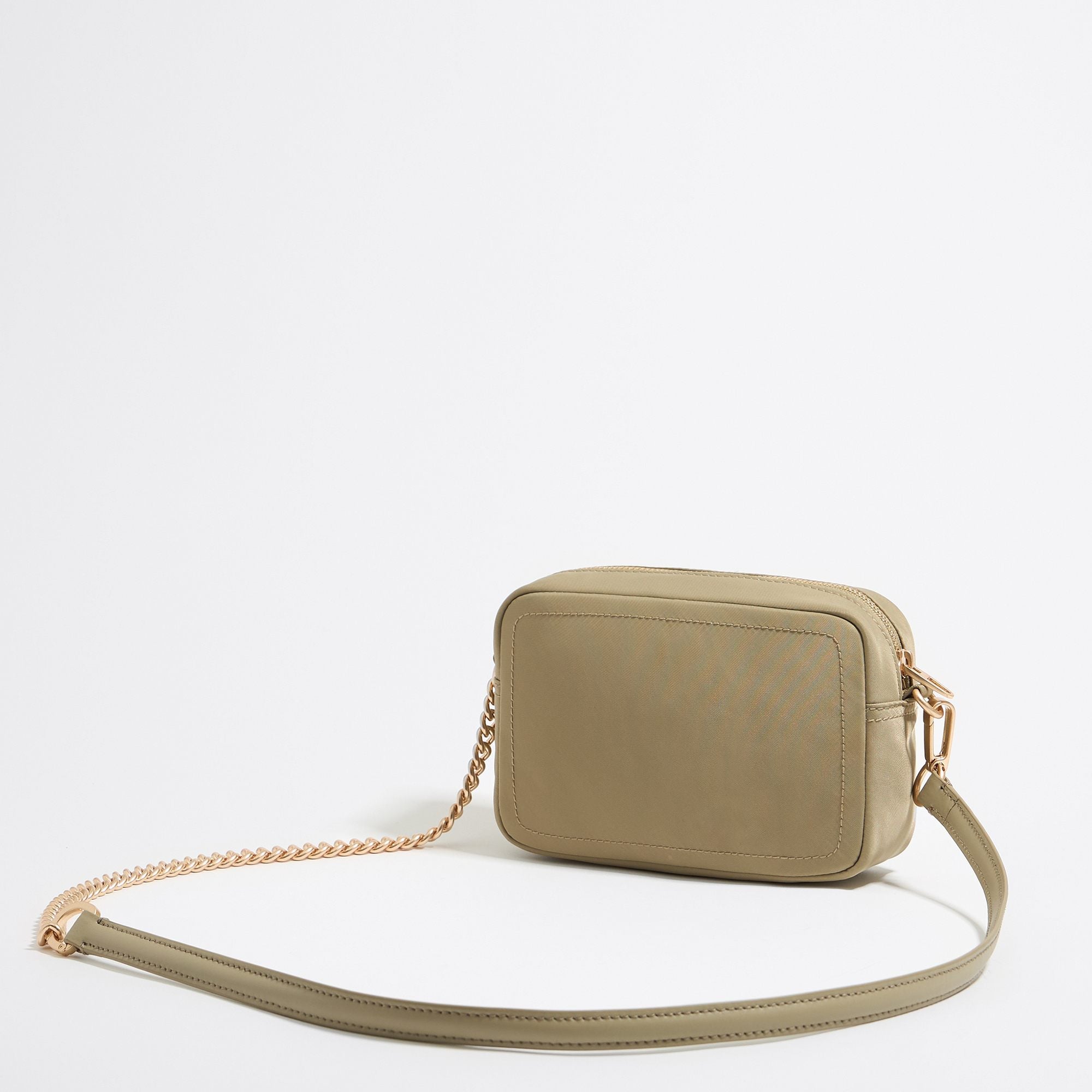 Mini Nylon Crossbody Bag - Light Khaki