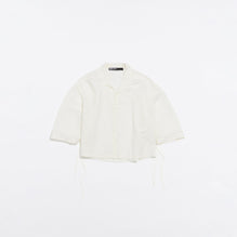 Boxy Linen Shirt - Ivory