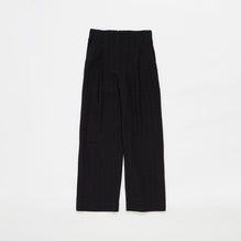 Darted Carrot Leg Trousers - Black