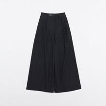 Bell-Bottom Trousers With Darts - Black