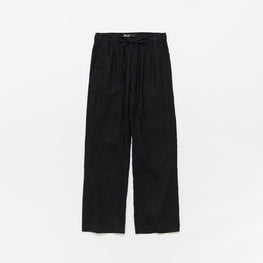 Linen Joggers - Black Washed