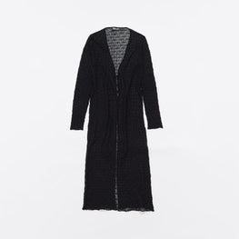 Maxi Knit Cardigan - Black