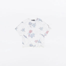 Birds Boxy T-Shirt - Ivory