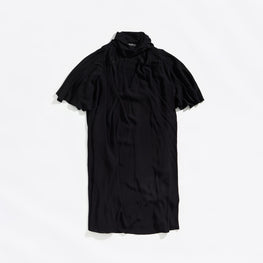 Oversize Fluid Dress - Black