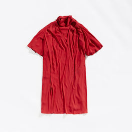 Oversize Fluid Dress - Red