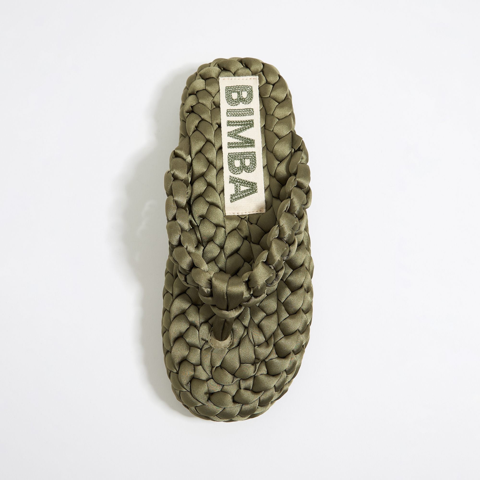 Plaited Flat Sandal - Verde