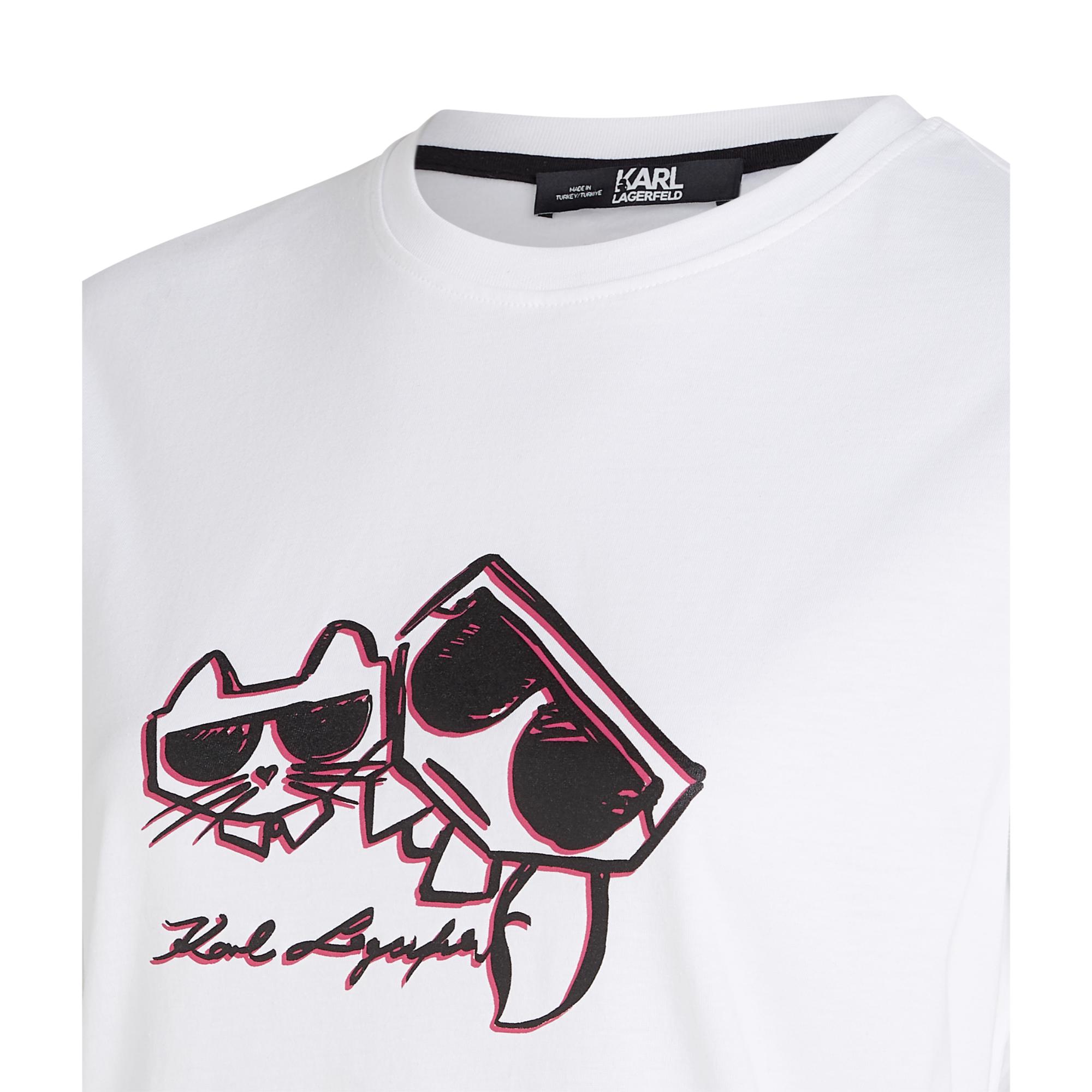 Kocktail Sketch T-Shirt - White