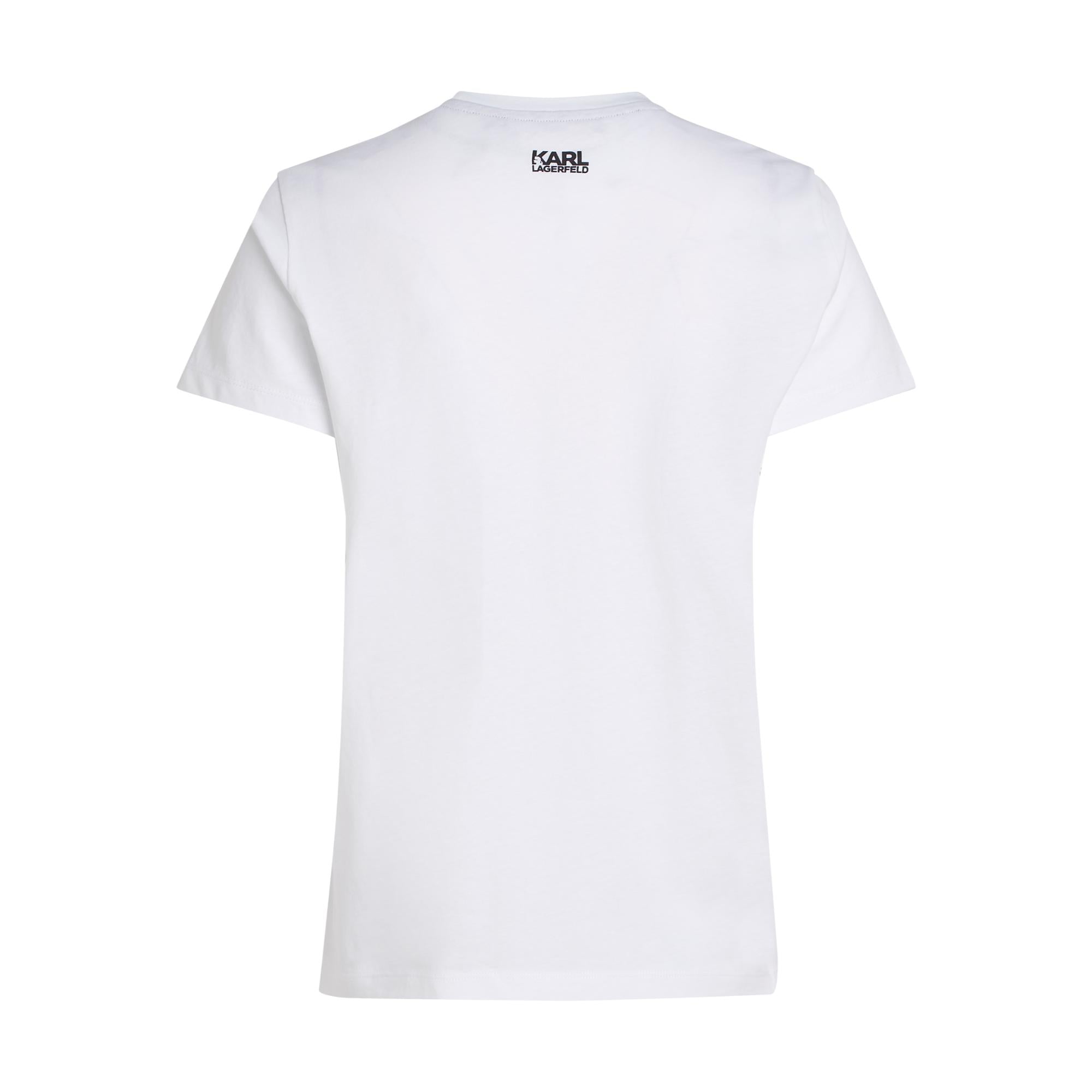 Small Sketch Artwork T-Shirt - White