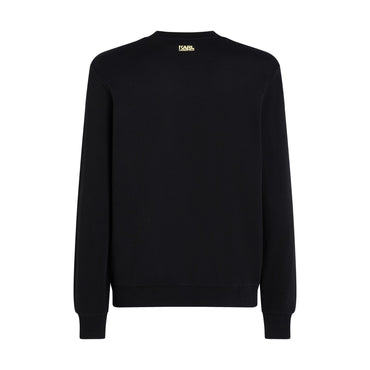 Contrast Pocket Sweatshirt - Black