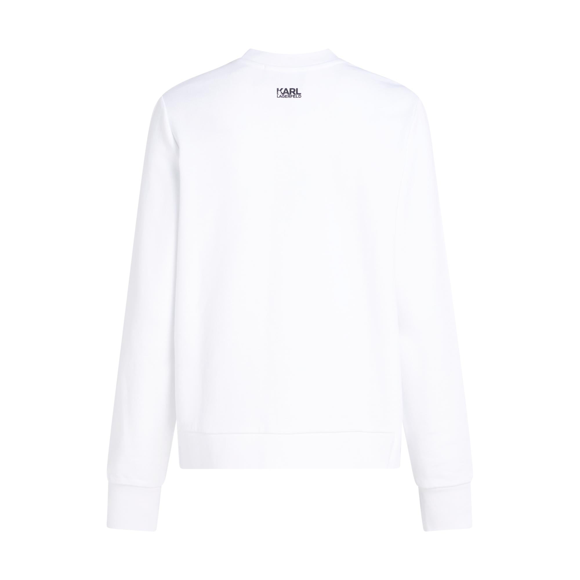 Karl Essential Logo Sweatshirt - White