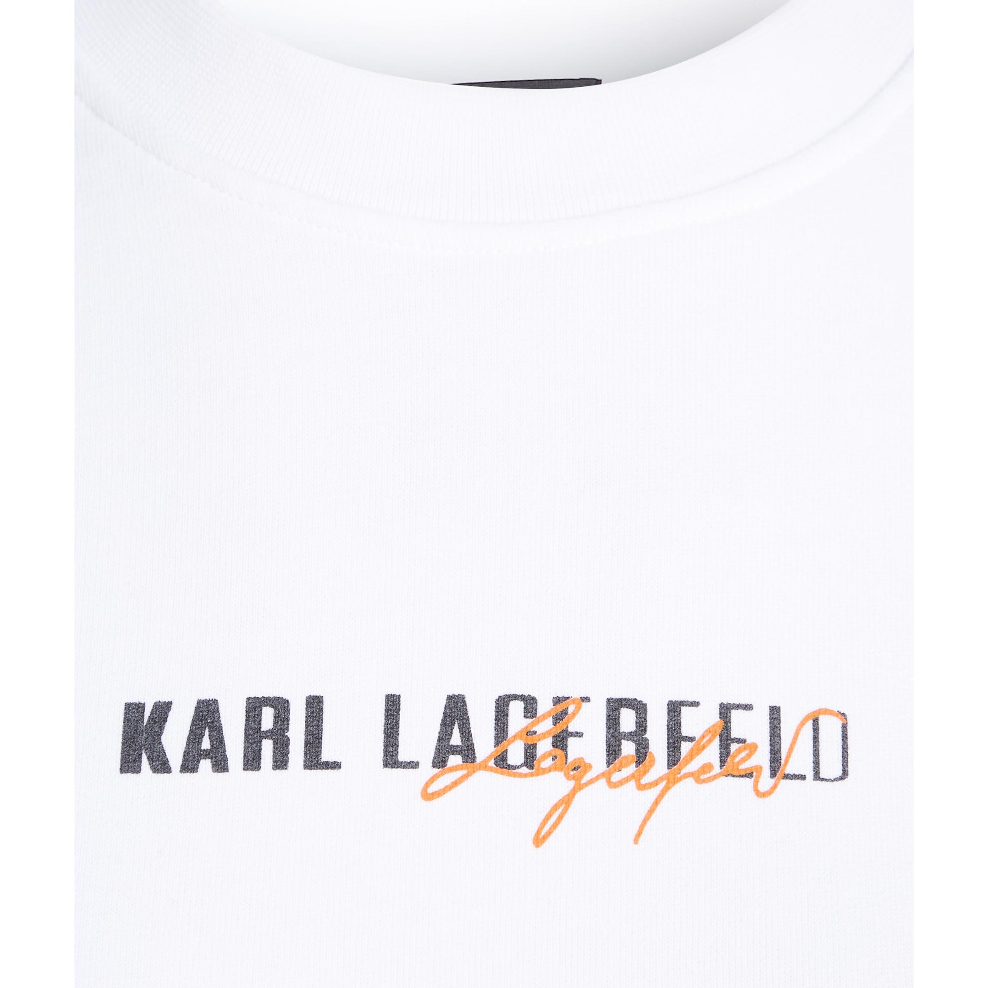 Karl Essential Logo Sweatshirt - White
