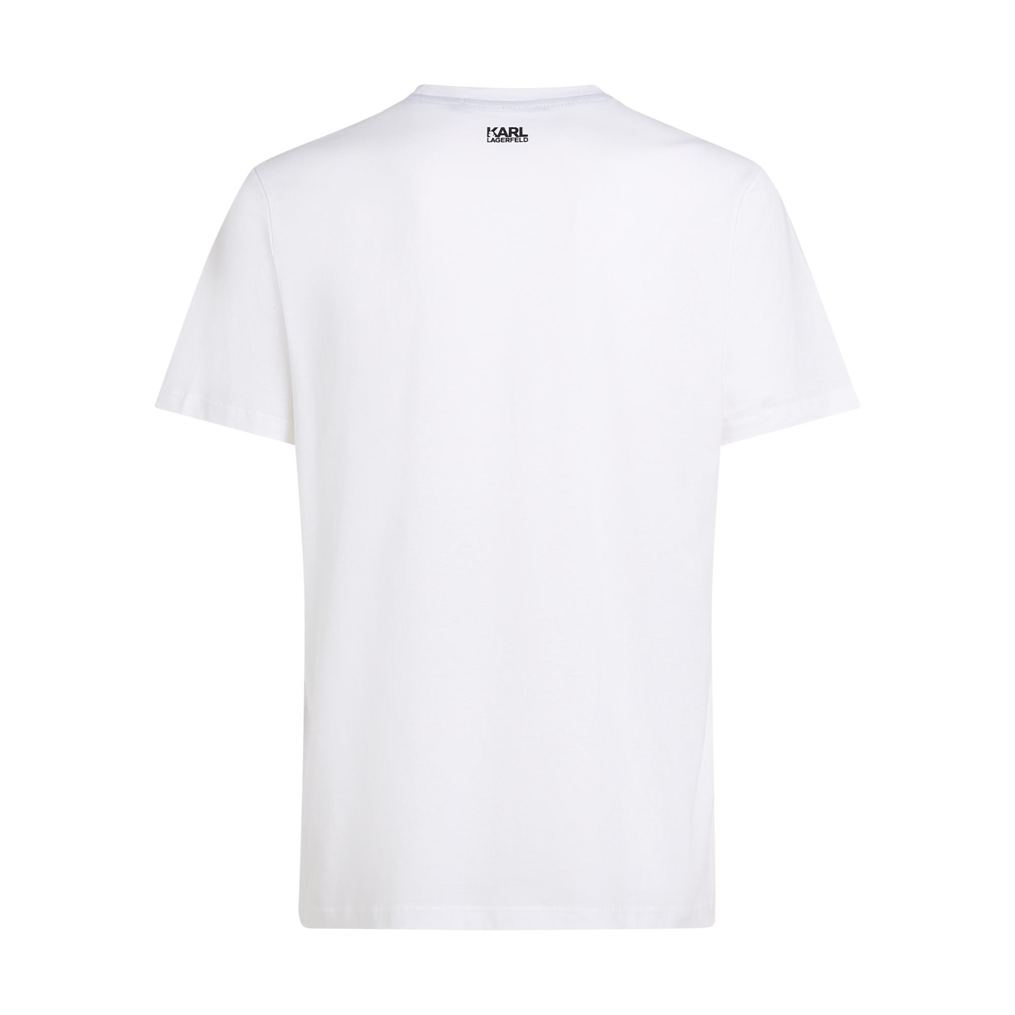 Small Rock Print T-Shirt - White