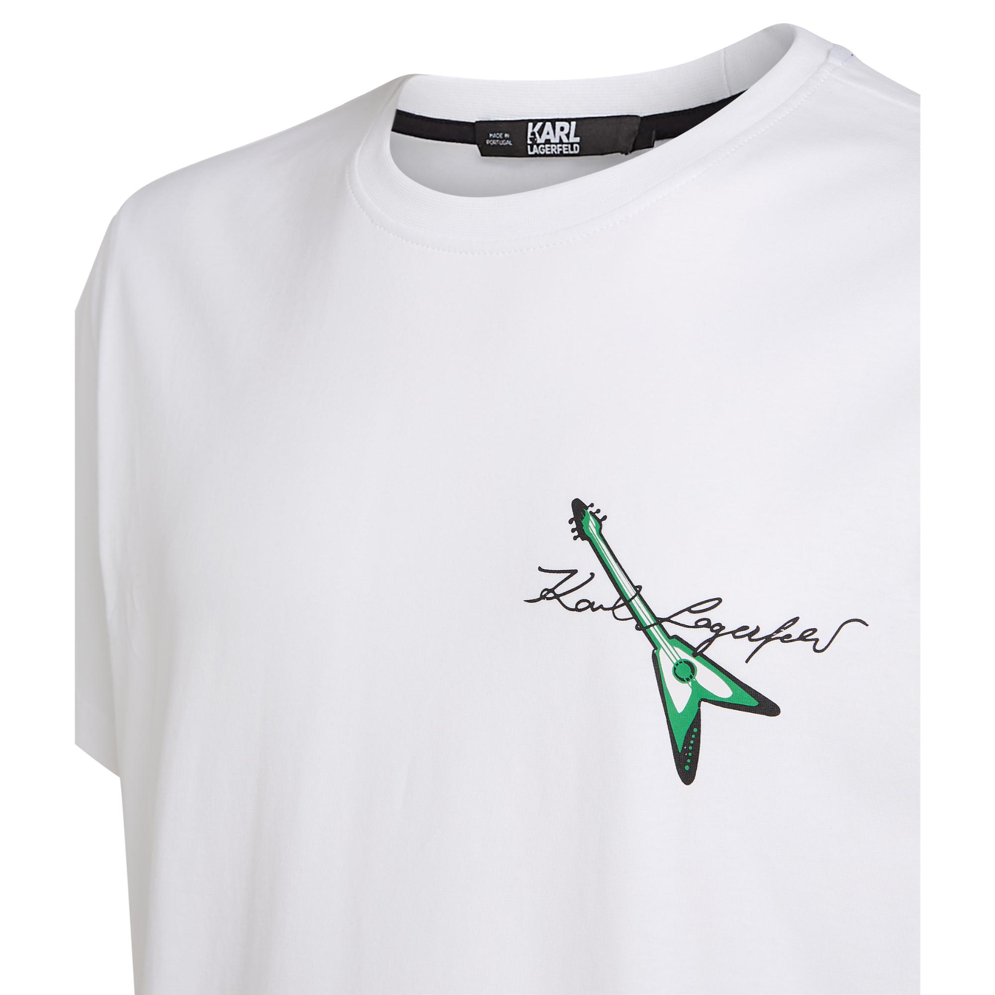 Small Rock Print T-Shirt - White