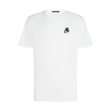 Cameo Print T-Shirt - White