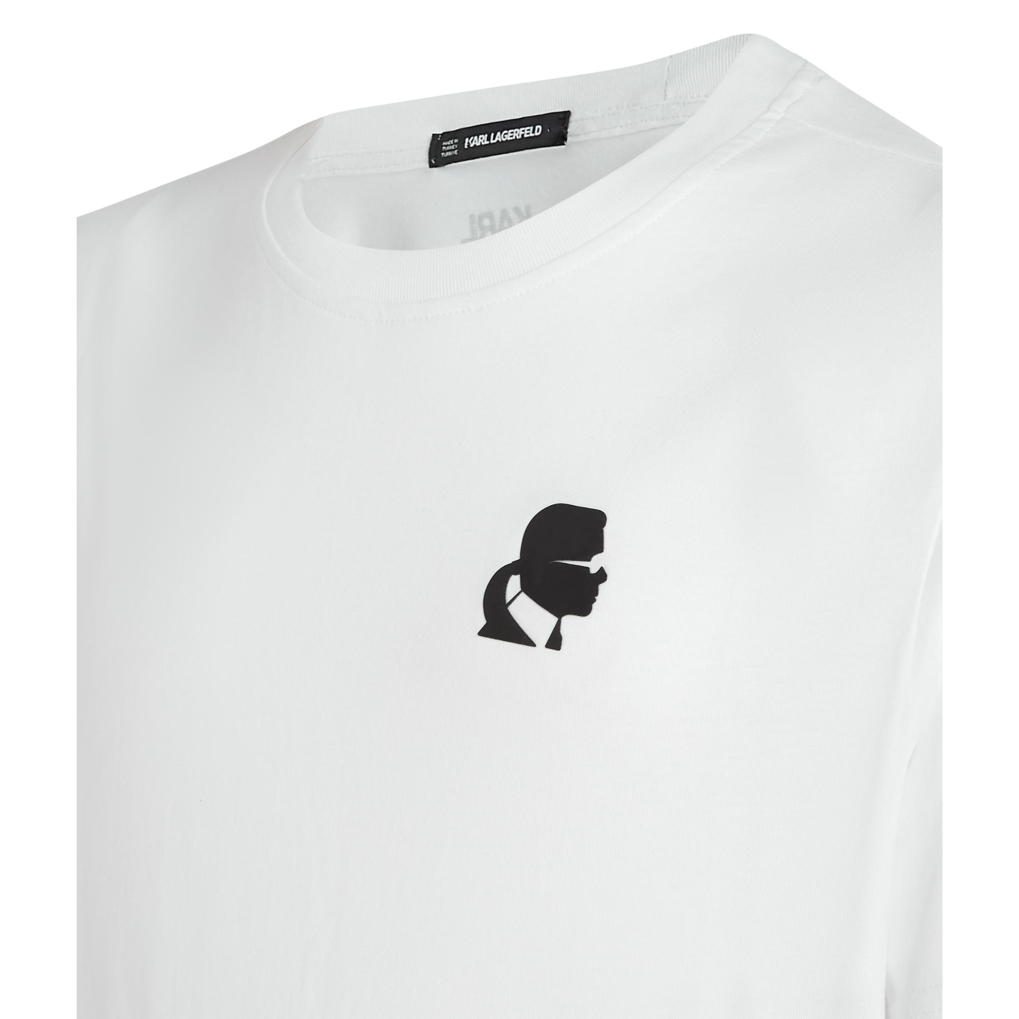 Cameo Print T-Shirt - White