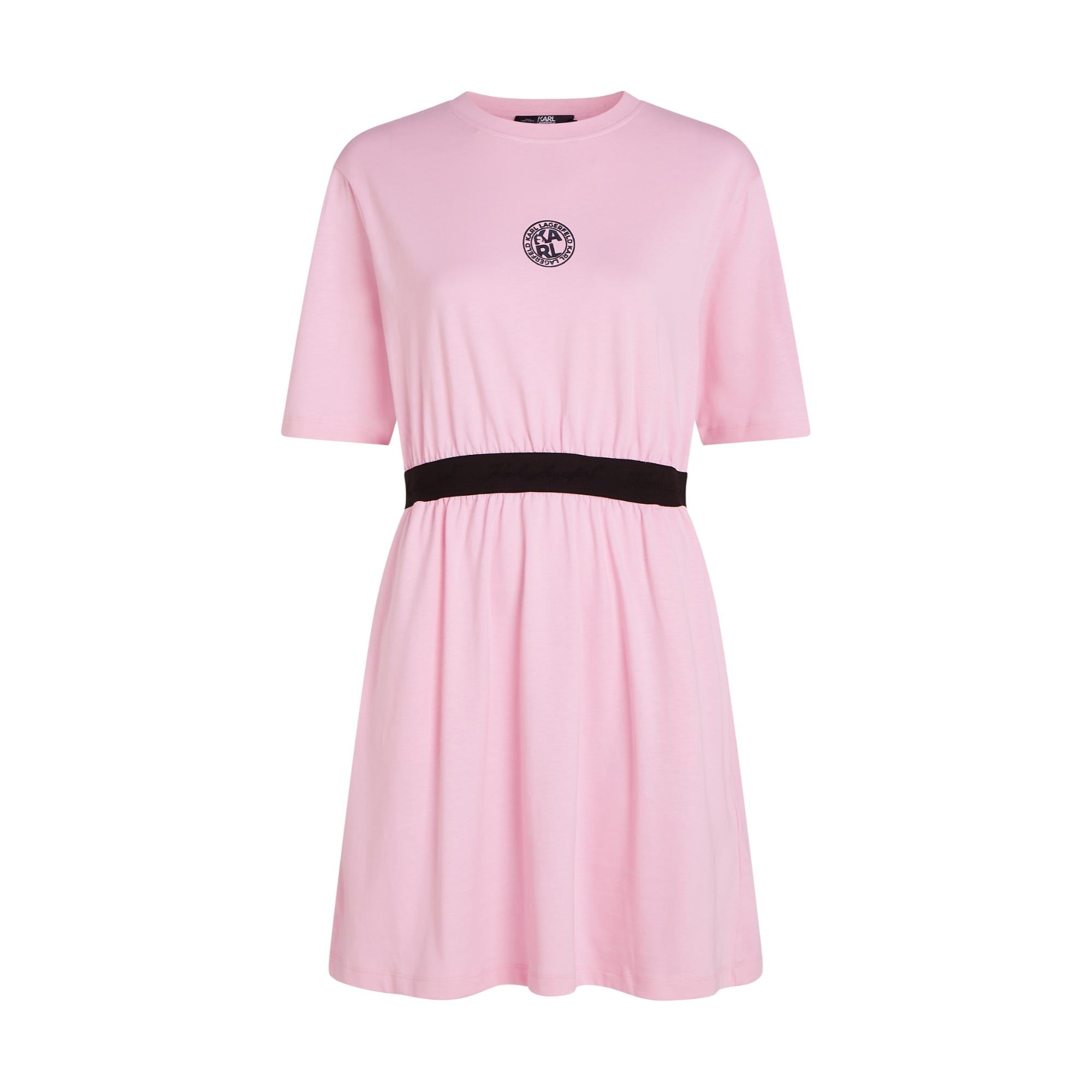 T-Shirt Elastic WB Dress - Lilac Sachet