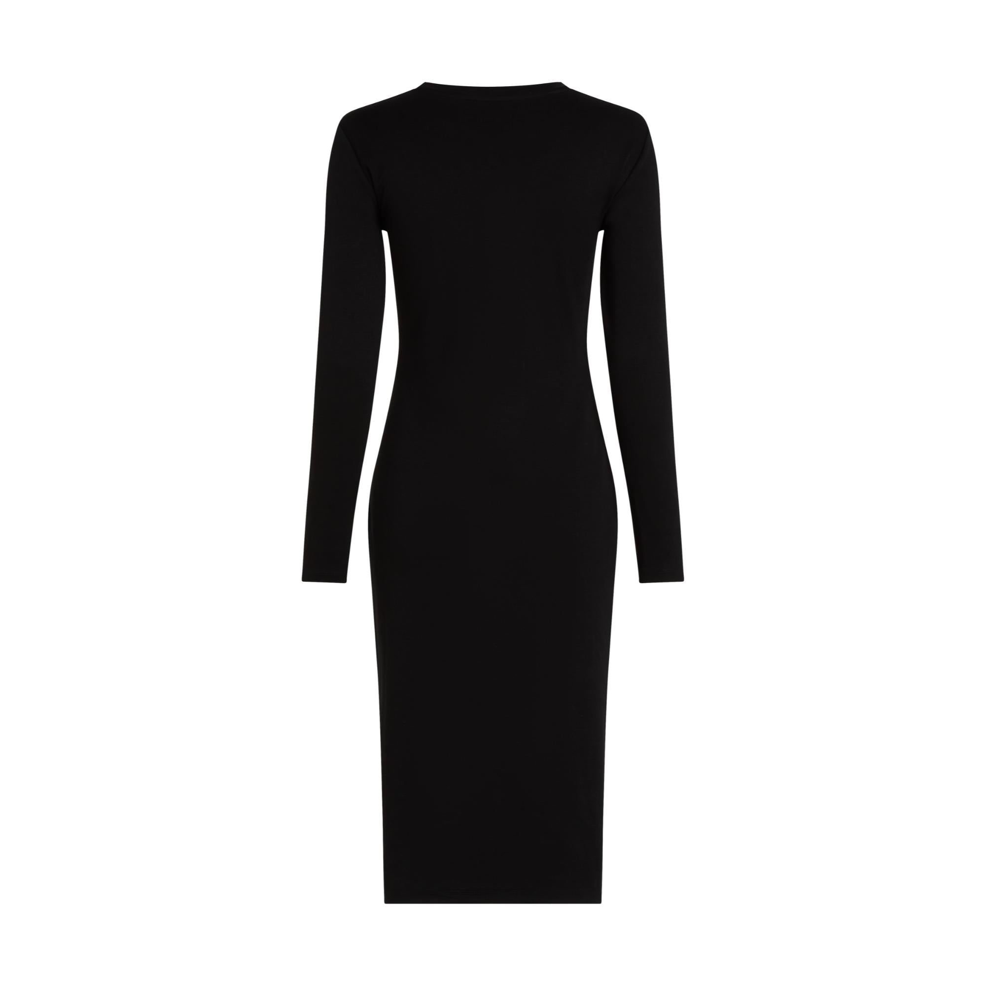 Kocktail Couple Rhinestone Dress - Black