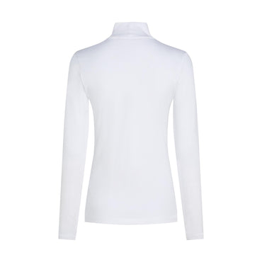 Mock Neck LS T-Shirt - White