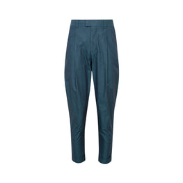 Men M Cotton-Polyamide Pants - Peacock