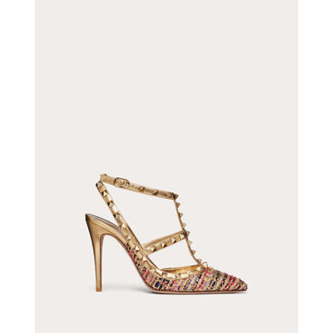 Women Rockstud Pump - Multicolor/Star Gold
