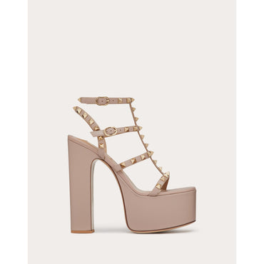 Women Rockstud Heels - Poudre