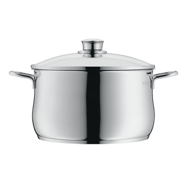 Diadem Plus High Casserole with Glass Lid - 20cm