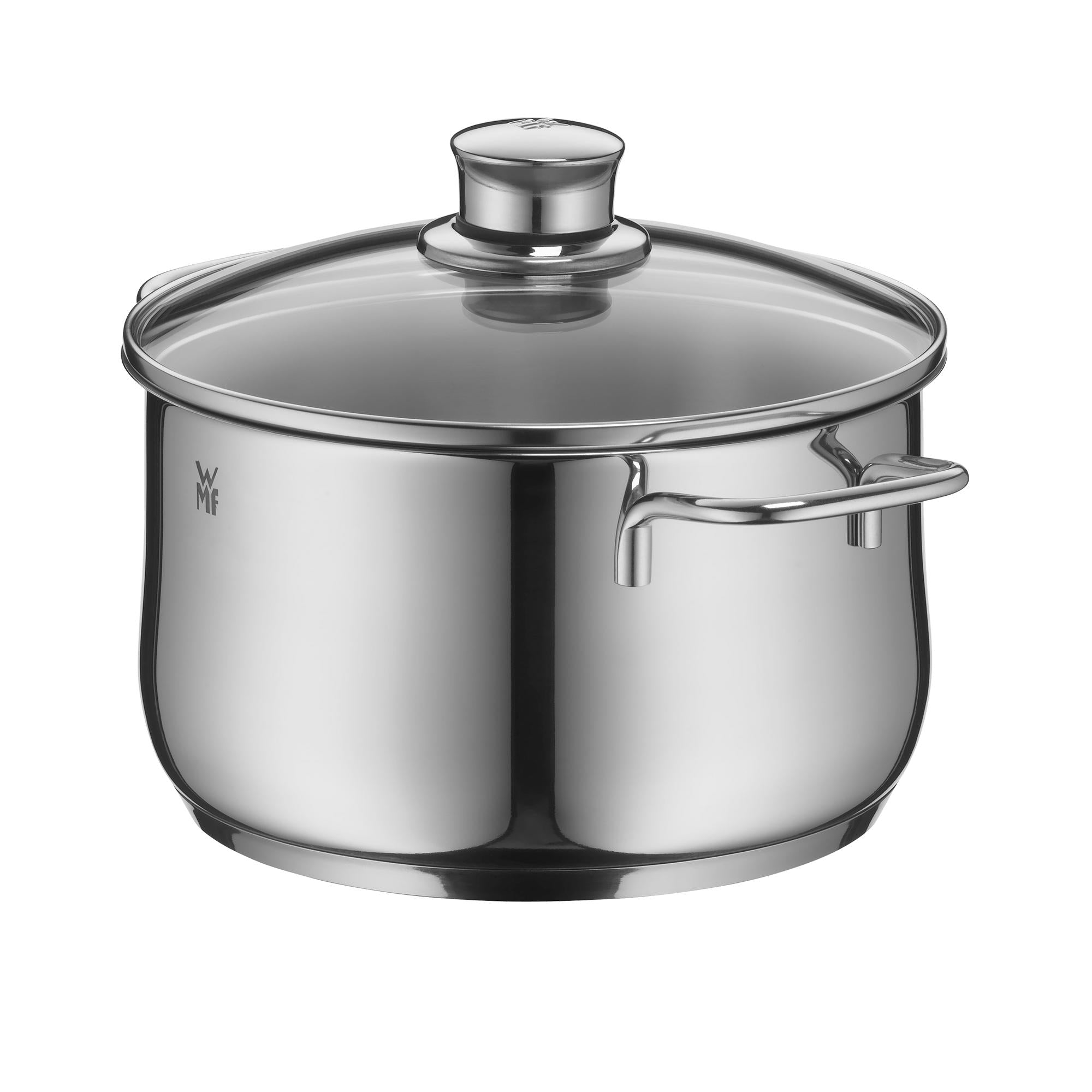 Diadem Plus High Casserole with Glass Lid - 24cm