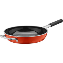 Fusiontec Mineral 28cm Frying Pan with Auxiliary Handle - Red