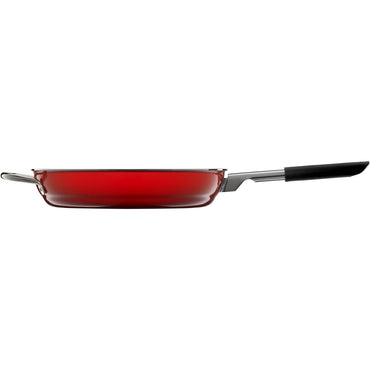 Fusiontec Mineral 28cm Frying Pan with Auxiliary Handle - Red