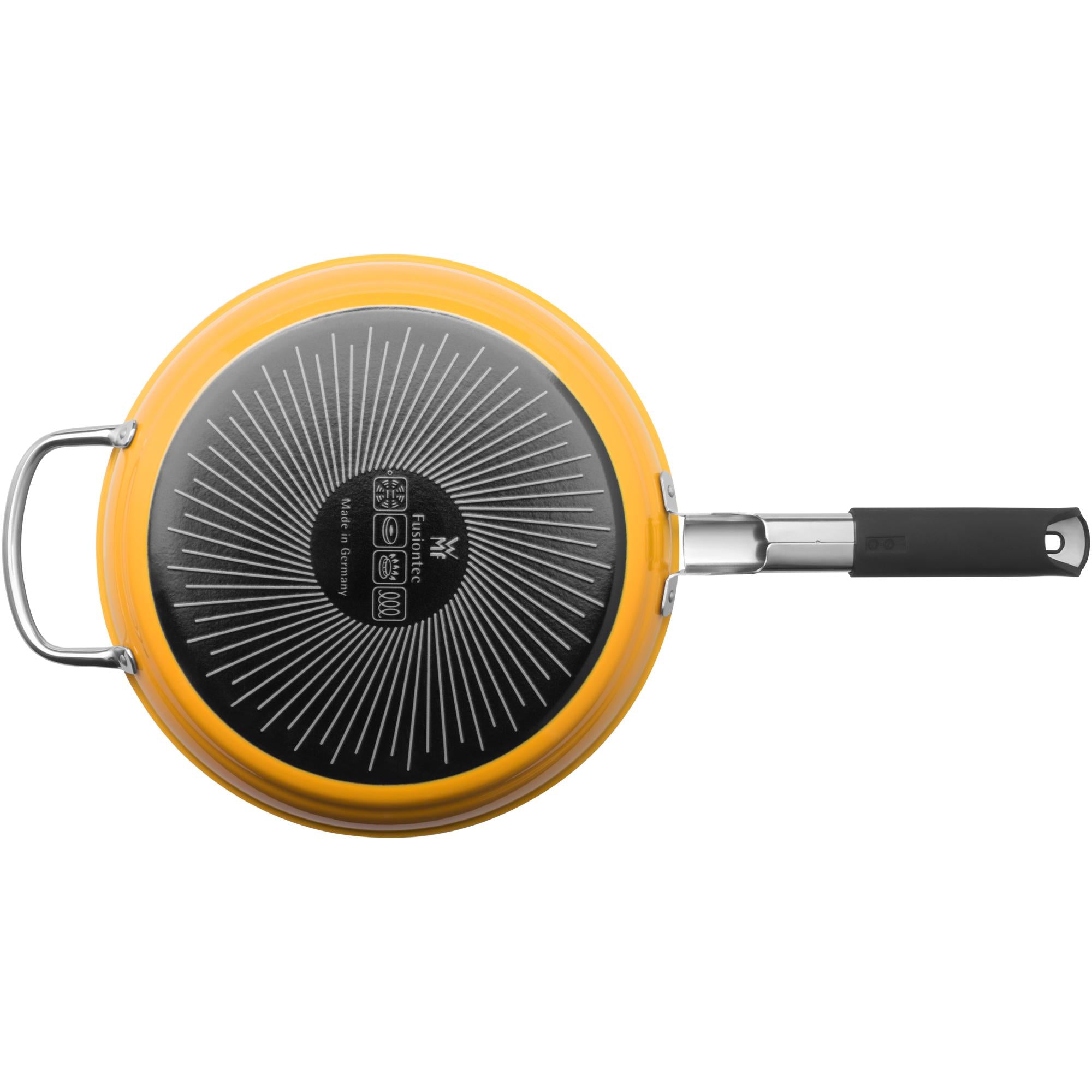 Fusiontec Mineral 28cm Frying Pan with Auxiliary Handle - Yellow