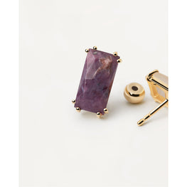 Maiko Charoite Single Earring