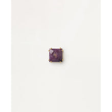 Suki Charoite Single Earring