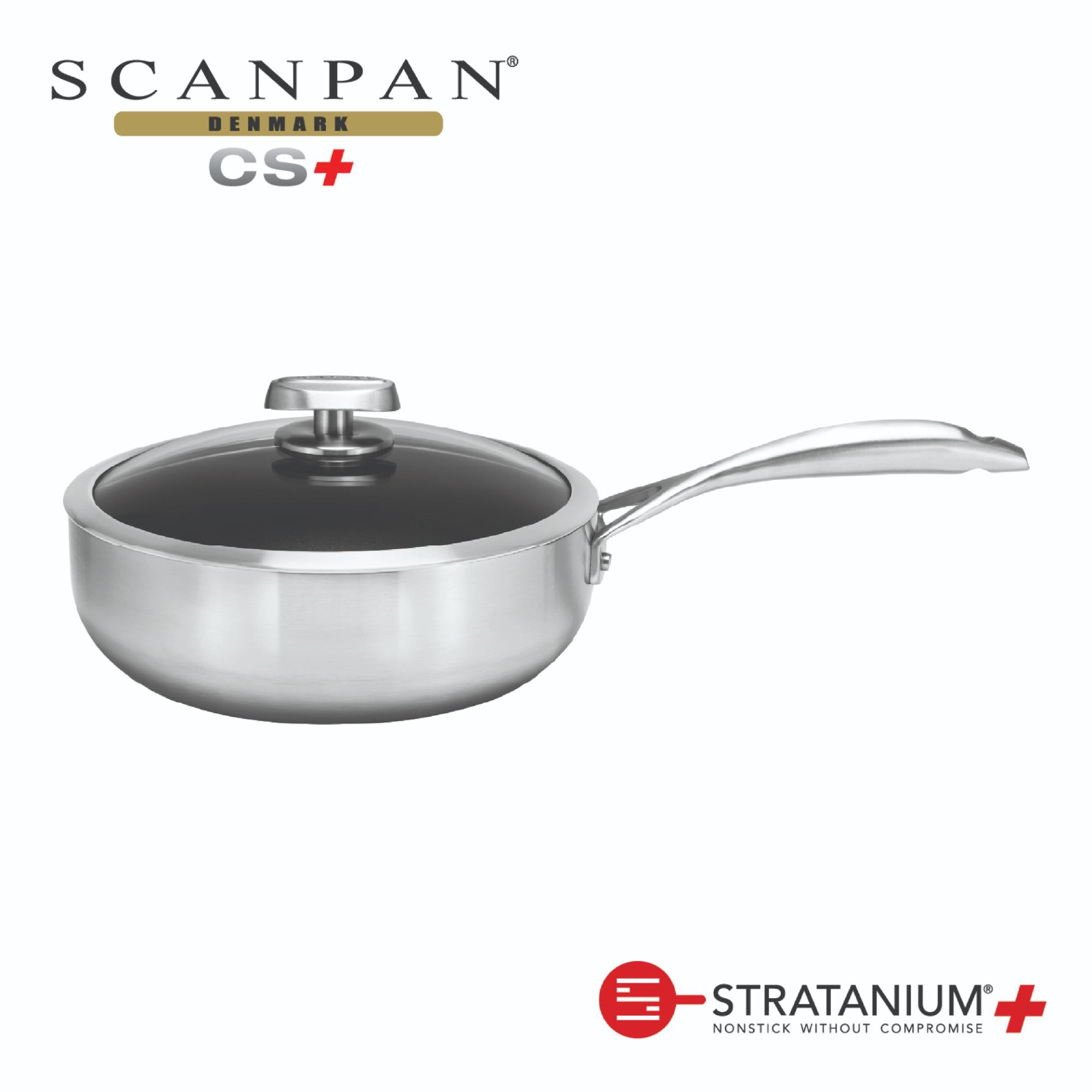 Scanpan CS+ Covered Deep Saute Pan - 26cm/3.7L