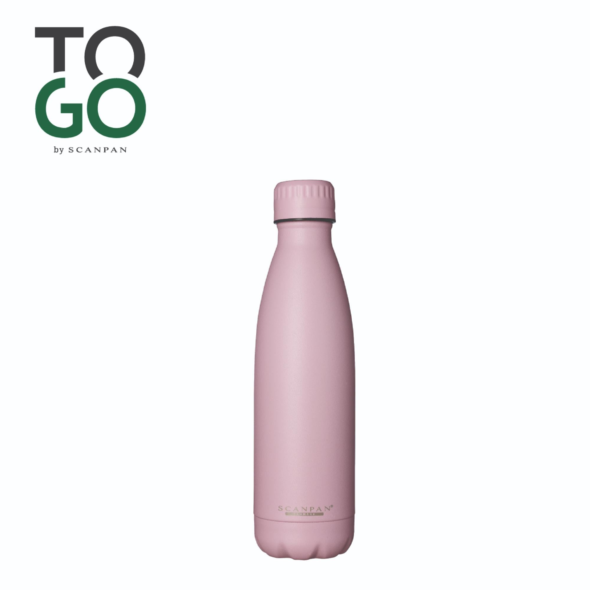 Scanpan To Go Bottle in Dawn Pink - 500ml