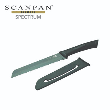 Scanpan Bread Knife in Black - 18cm