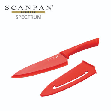 Scanpan Chef Knife in Red - 18cm