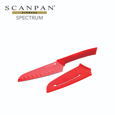 Scanpan Santoku Knife in Red - 14cm