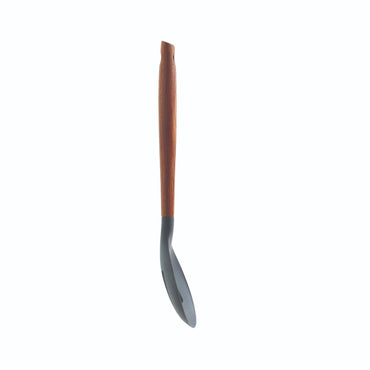 Scanpan Slotted Spoon, Silicone/Carbonized Ash - 31cm