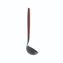 Scanpan Soup Ladle, Silicone/Carbonized Ash - 31cm