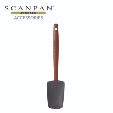 Scanpan Spatula Spoon, Silicone/Carbonized Ash - 28cm