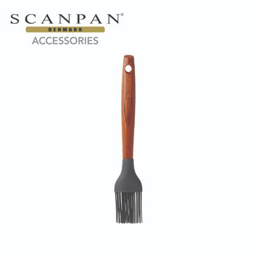 Scanpan Pastry Brush, Silicone/Carbonized Ash - 21cm